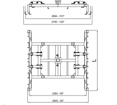 TIES HYDRAULIC BEAM