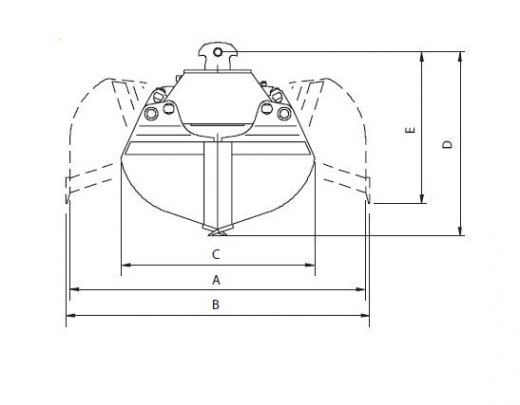 CLAMSHELL BUCKET BALLAST